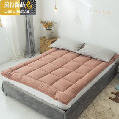 加厚床垫软垫四季款1.8m软褥子单双人床保暖家用海绵垫被背 三维工匠