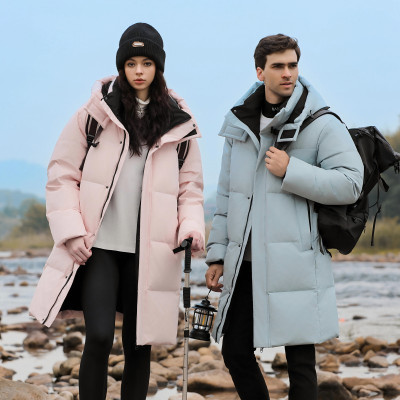 JEEP SPIRIT冬季外套羽绒服情侣男女洋气显瘦外穿中长款保暖