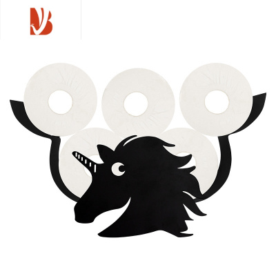 三维工匠绵羊纸巾架创意卫生间浴室置物架免打孔厕所抽纸卷纸壁挂厕纸盒 独角兽