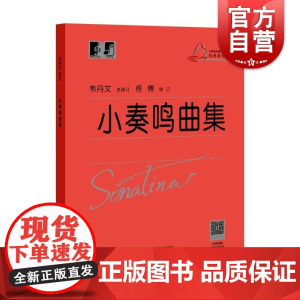 小奏鸣曲集 韦丹文版大符头扫码看视频初学入门练习曲乐谱曲集教材 音乐乐器类辅导书籍正版图书籍 世纪音乐 世纪出版