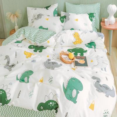 家柏饰(CORATED)全棉床上用品四件套床笠全棉儿童学生宿舍床单人被套三4件套3