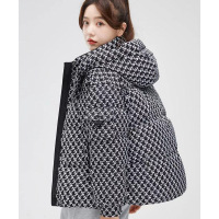 羽绒棉棉衣棉服女新款冬季加厚连帽时尚百搭保暖洋气显瘦短款