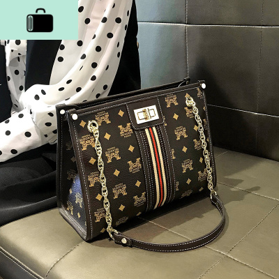 2020新款包包女时尚洋气大容量百搭单肩水桶包链条夏季斜挎手提包NEW LAKE女斜挎包