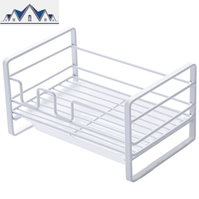 家用厨房洗碗布海绵收纳沥水架水池台面抹布架水置物架子 三维工匠