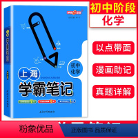 [正版]钟书金牌 上海学霸笔记 初中化学 789七八九年级初中学霸笔记化学漫画图解速查速记全彩版中考化学复习 上海大学