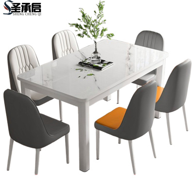 圣承启餐桌1.2米六椅张