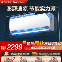 格力云欢大1匹新能效变频一级挂机省电节能 KFR-26GW/NhGr1Bt 冷暖挂壁式家用空调