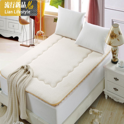 羊羔绒床垫加厚榻榻米学生宿舍海绵垫被单人双人1.5m1.8米床褥子 三维工匠