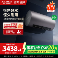 AO史密斯60升电热水器 国家补贴 金圭内胆 双棒分离速热 免换镁棒 免清洗 E60ED8