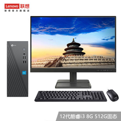 联想(Lenovo)来酷Lecoo 酷310 台式电脑整机(i3-12100 8G 512G固态) 23英寸