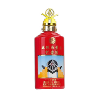 五粮液景区纪念酒 东大门 52度 500ml 单瓶装 浓香型白酒(拍4瓶送礼盒)