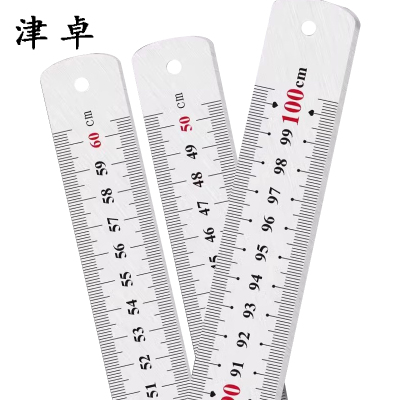 津卓 不锈钢直尺钢板尺直钢尺直板尺 1m 把