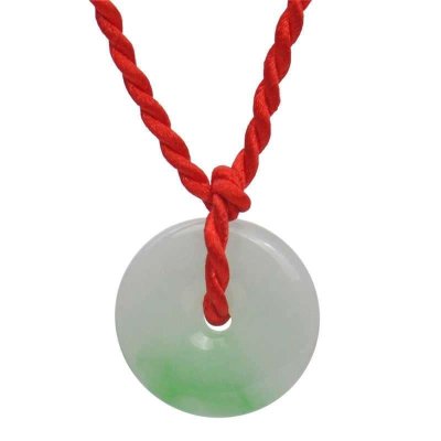 梦克拉 Mkela 翡翠吊坠 平安扣 吊坠 翡翠 冰糯种 其他国内证书