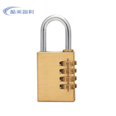 酷美智悦 大号密码锁黄铜4位38*12*49mm KM-BH461 个