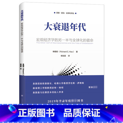 [正版]大衰退年代:宏观经济学的另一半与全球化的宿命 辜朝明 经济理论政治经济学与全球化问题分析 书籍