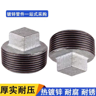 中锦科技 镀锌外丝管帽 DN50[2寸]个