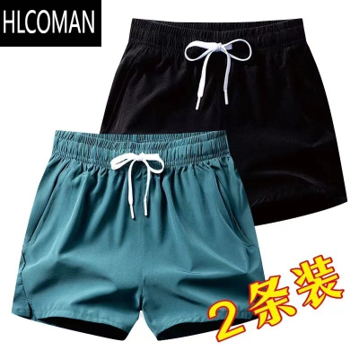 HLCOMAN运动短裤男健身跑步休闲三分裤男夏季家居百搭超短裤纯色3分裤潮