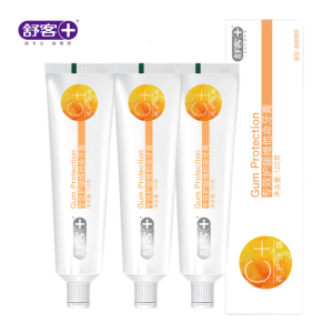 舒客牙膏维C维他命护龈清新口气去牙渍牙菌斑