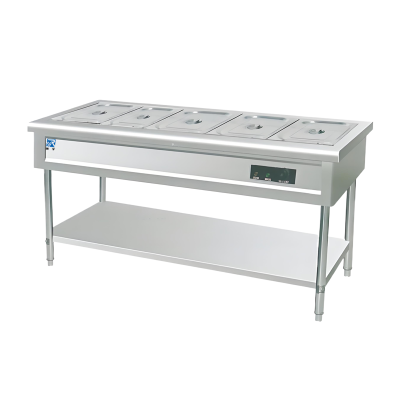 瑞宇牌商用简易保温售饭台/1700*700*800mm/201#1.0mm/不含份数盆