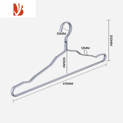 三维工匠太空铝合金衣架家用防滑全铝衣服挂衣架轻奢金属衣挂晾衣撑子