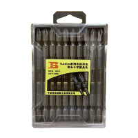 波斯(BOSI) 荧光系列6.3mm系列长抗冲击双头十字旋具头 PH2×110mm 10支 盒