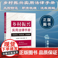 正版 乡村振兴实用法律手册 风险防范 职责梳理 流程图解 天津市第一中级人民法院 编 法律出版社 978751977