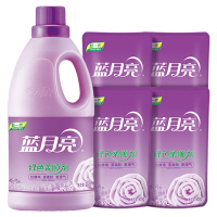 蓝月亮 衣物柔顺剂2kg+500g*4袋 薰衣草香 柔软透气,持久留香,有效去静电,不易变形,采用环保配方、无蜡感