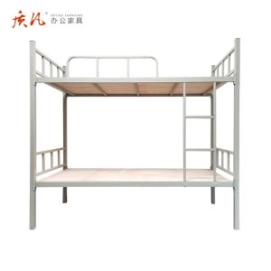 苏宁 质凡 员工宿舍上下铺铁架床 100*200cm 不含安装