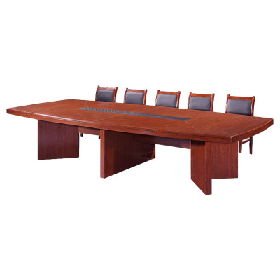 诚亿宏 会议台桌定制木皮会议桌 4000*1600*760/855