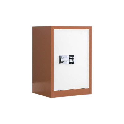 阿拉贡保密柜财务档案柜文件柜办公室资料储物柜保险柜单门咖白-国保密码锁