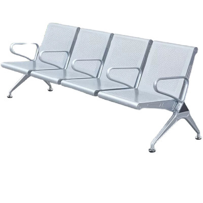 戴劲 靠背排椅中间带扶手加厚机场银行车站医院等候椅连椅四人位无垫
