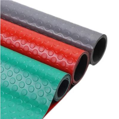 中锦科技 PVC防滑地垫 1.3mm×1.2m ×15m 铜钱纹 (颜色备注)卷