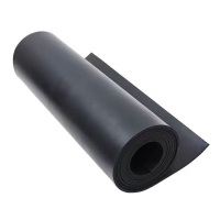 中锦科技 绝缘垫 黑色平面10mm*1m*1m 米