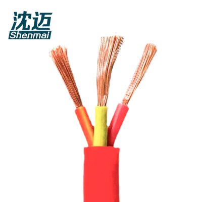 沈迈 铜芯硅橡胶耐高温电缆 YGCR-3*1.5mm²/米