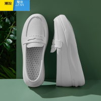 聚范护士鞋女软底透气工作防滑夏季不累脚医护人员专用厚底增高小白鞋