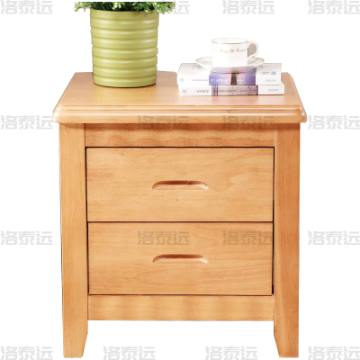 洛泰远 LTY4030707 床头柜原木色床边收纳储物柜