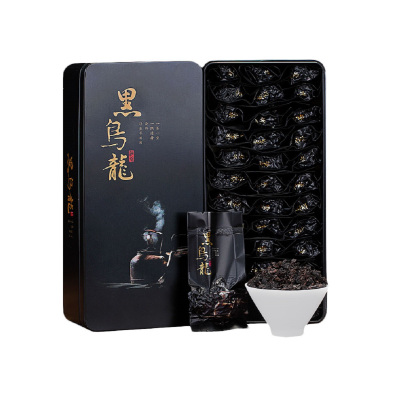 源御露(Yuan Yu Lu)黑乌龙茶木炭油切技法茶茶多酚一级浓香型乌龙茶叶礼盒装500G