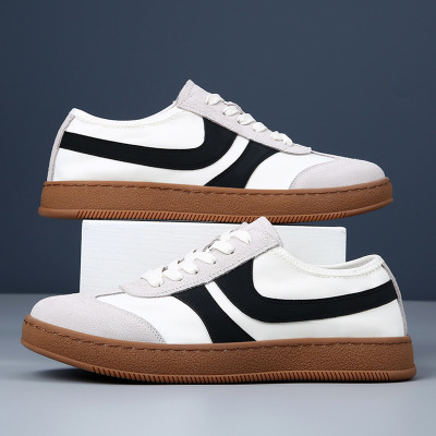 男士板鞋户外休闲鞋春秋季新款潮流德顺鞋男耐磨防滑百搭男鞋