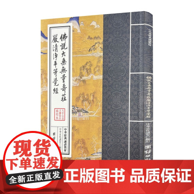 佛说大乘无量寿庄严清净平等觉经 繁体竖排大字拼音注音版 中华经典诵读教材 无量寿经 佛学修心智慧经文经书 佛学入门结缘书