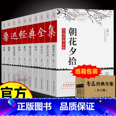 [正版] 鲁迅全集10册 经典作品集原著朝花夕拾狂人日记故乡呐喊小说经典散文集六七年级读课外书小学初中生人民文学出版社