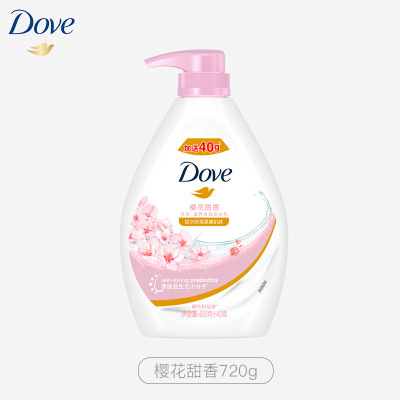 多芬深层营润美肤沐浴乳滋养肌肤留香润肤樱花甜香沐浴露 [樱花甜香]720g