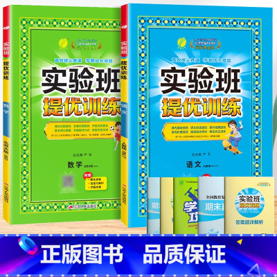 语文+数学[北师大版]。 二年级下 [正版]2024春新版实验班提优训练一年级上册二年级下册三年级四五六语文数学英语全套