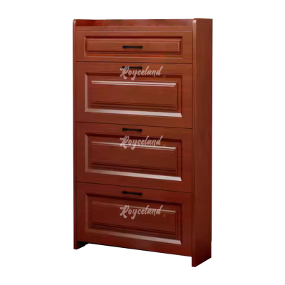 洛诗莲 (RoyceLand) 木质翻斗鞋柜入户门口窄边鞋柜单层单抽屉 500*170*1200