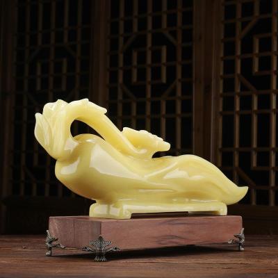 美帮汇玉石人生如意摆件家居电视柜客厅装饰品乔迁新居婚庆贺寿礼品