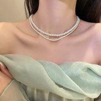 fever同款珍珠项链女轻奢小众设计感高级颈链春季新款锁骨链配饰送女朋友老婆情人节七夕生日礼物