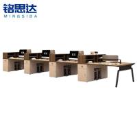 铭思达屏风工位4.8米八人张