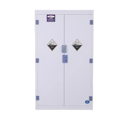 迅迈 60加仑pp药品柜 实验室试剂强酸碱储存柜子防腐蚀双锁器皿柜PP酸碱试剂柜