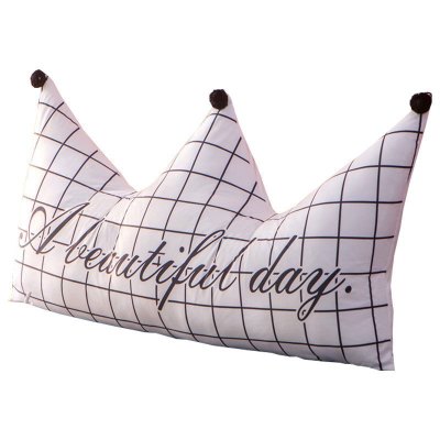 美帮汇床头枕大靠背卧室北欧双人 单人学生宿舍床上看书皇冠 女