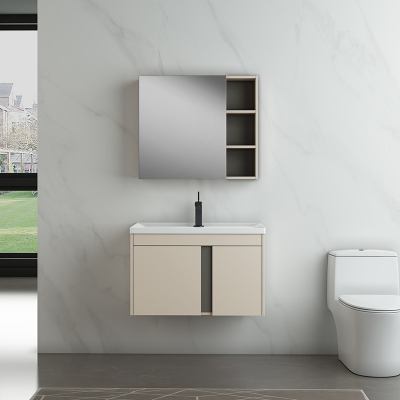 金牌卫浴GOLD 迷迭灰白 感应智能镜浴室柜 KA(含安装)RFJZ85228M-11