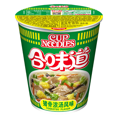 日清(NISSIN)方便面猪骨浓汤风味*1杯 组合装 杯面泡面快餐面